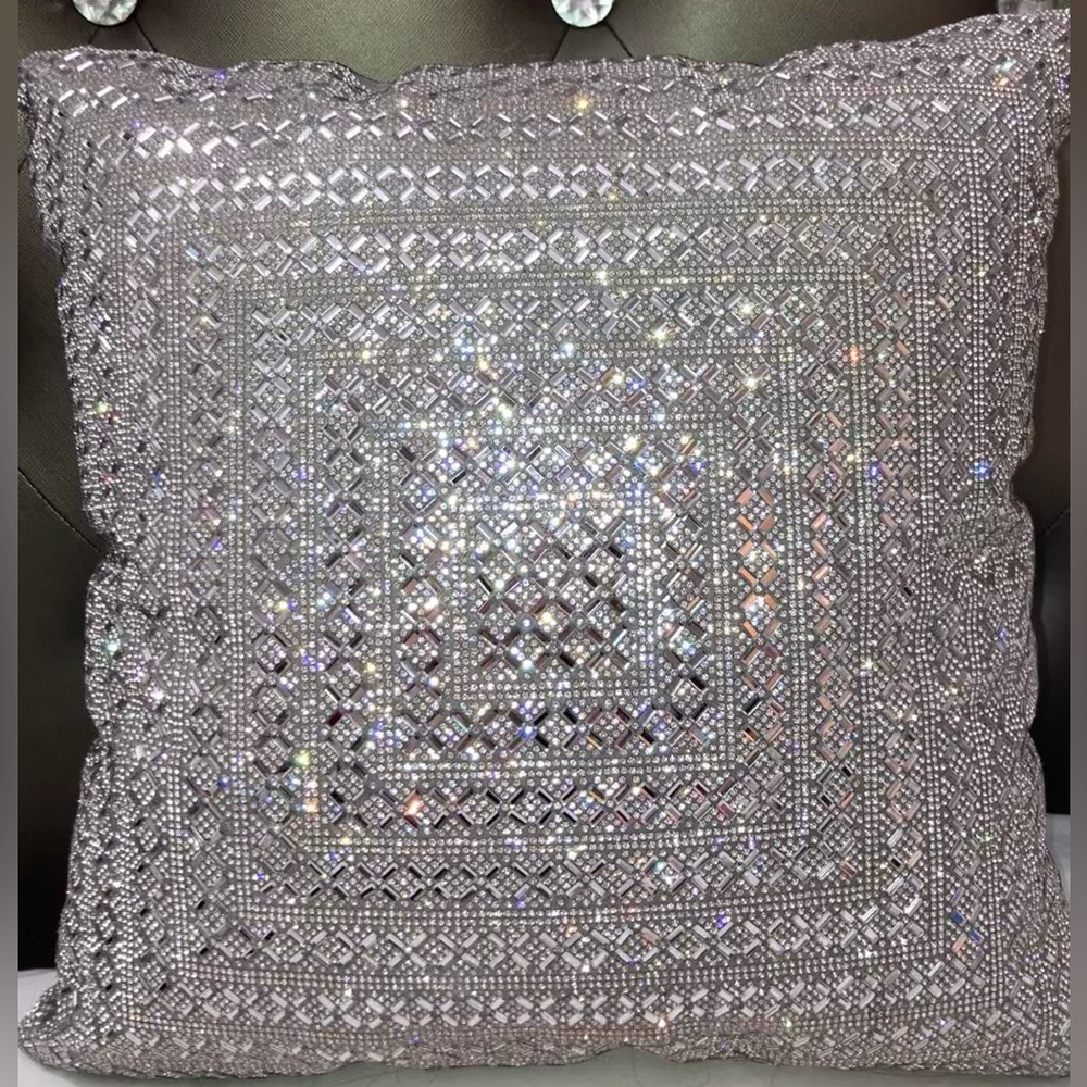 Sparkles Home Madison Avenue Rhinestone Pillow